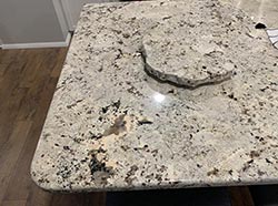 jr granite fabrication island - Kansas JR Granite